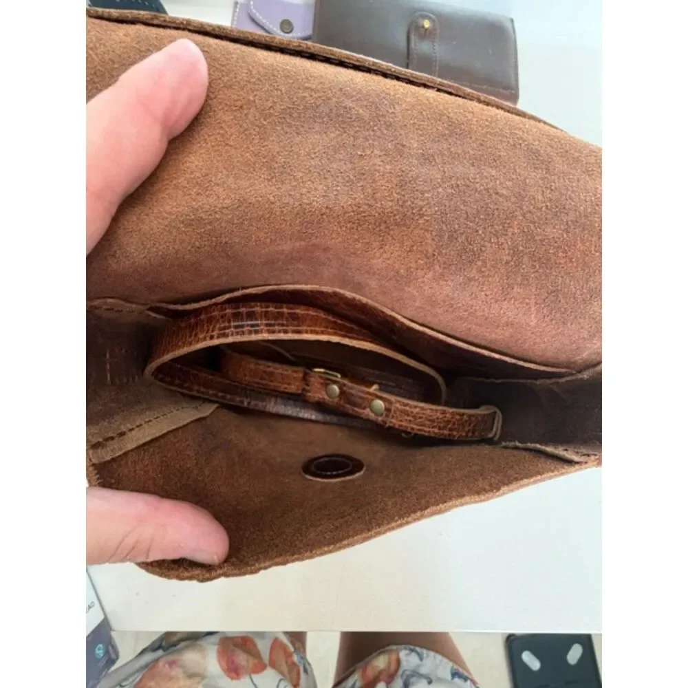 NWOT Portland Leather Goods Highland Brown Metro Mini ULTRA RARE